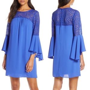 Lilly Pulitzer Royal Blue Flowy Dress 0